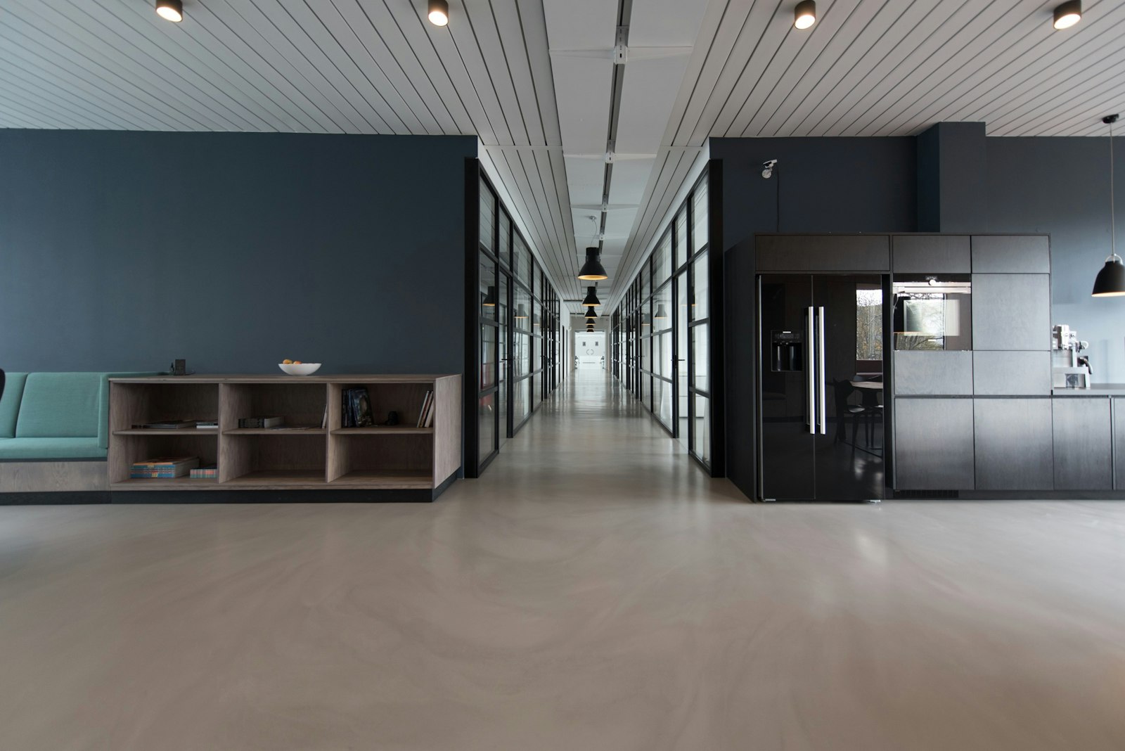 Warm, considered modern office space