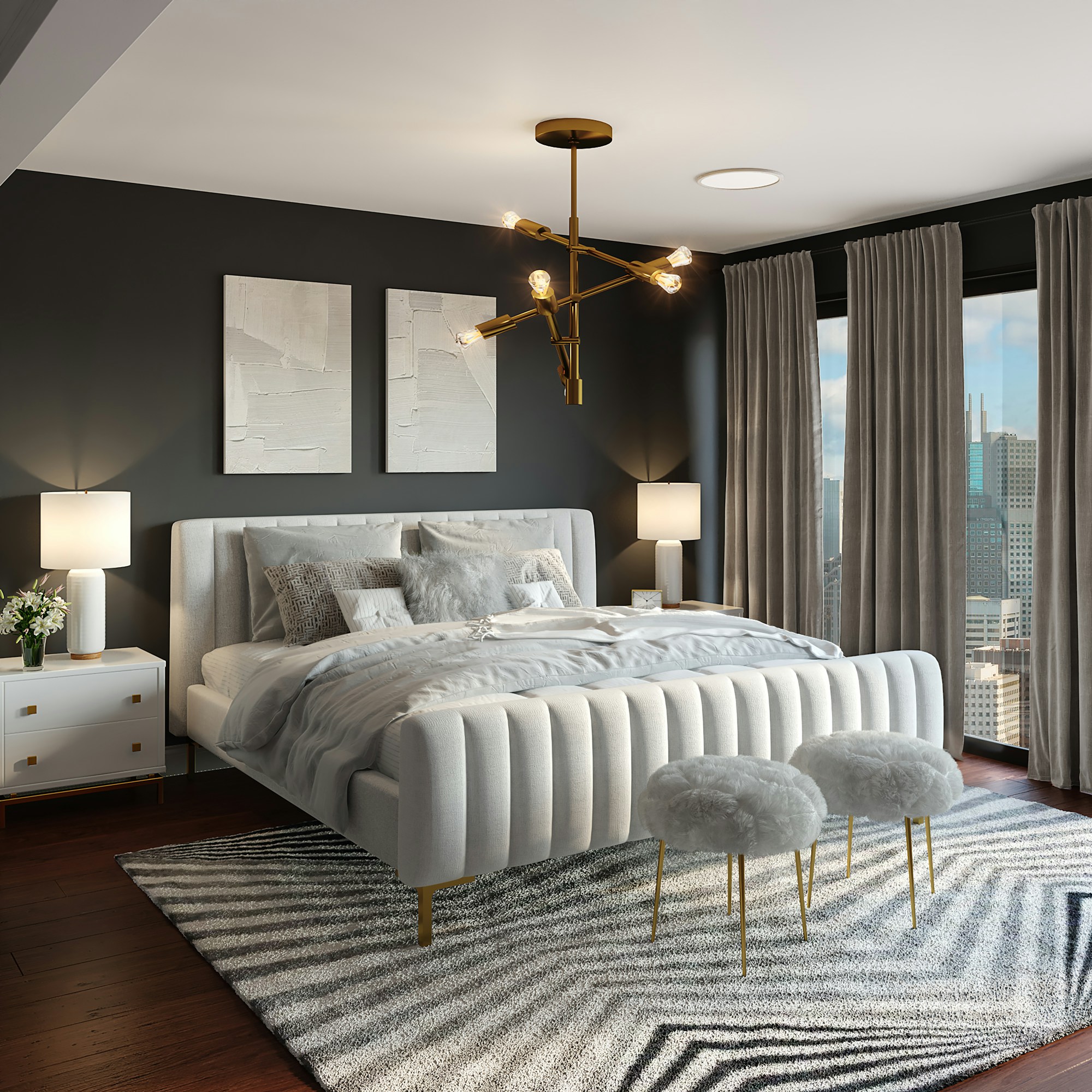 Considered Sea Point bedroom