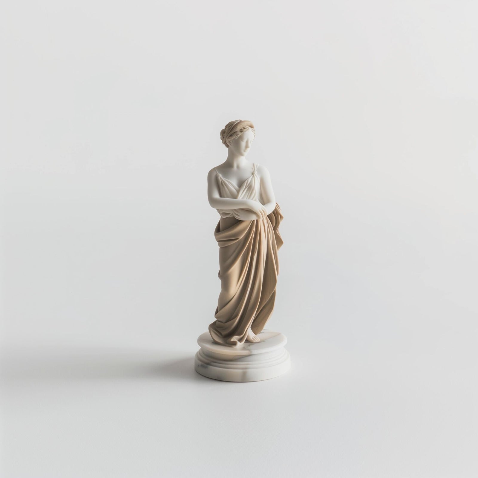 Marble Drape Figurine, Demi